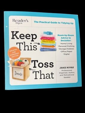 Reader’s Digest keep this toss that paperback book guide declutter organize $20